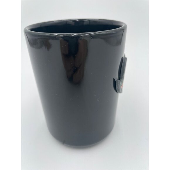 Denver Broncos Black Ceramic Mug 16 Oz With Embossed Logo - Picture 2 of 4